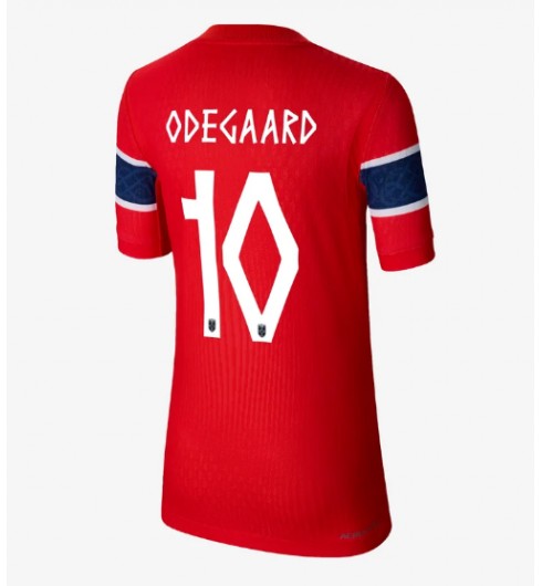 Norja Martin Odegaard #10 Kotipaita Naisten MM-kisat 2026 Lyhythihainen Norja Martin Odegaard #10 Kotipaita Naisten MM-kisat 2026 Lyhythihainen